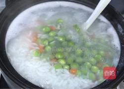 豌豆肉末粥的做法图解5
