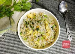 莲藕芹菜蛋炒饭的做法图解12