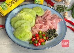 肉片炒黄瓜的做法图解1
