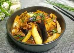 茄子茭白烧肉