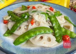荷兰豆炒藕片的做法图解10