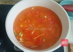 番茄金针菇虾滑汤的做法图解9