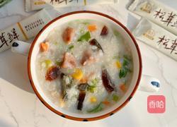 烤肠皮蛋粥的做法图解11