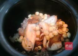 墨鱼莲子煲鸡汤的做法图解10