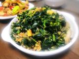 粉丝鸡蛋拌菠菜