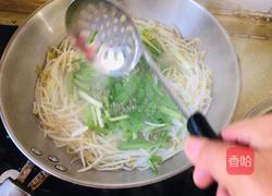绿豆芽拌干丝的做法图解5