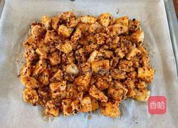 孜然味馒头丁披萨的做法图解2