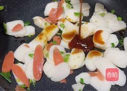 火腿炒年糕的做法图解5