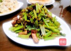 芹菜炒肉的做法图解8
