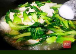 小油菜炖豆腐的做法图解6