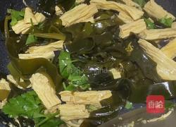 腐竹炒海带的做法图解9