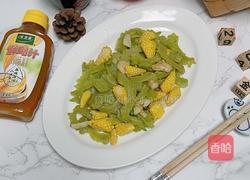 玉米笋炒苦瓜的做法图解12