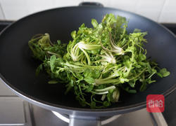 荠菜炒肉丝的做法图解6