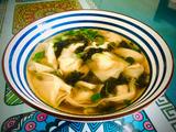 清汤鸡肉馄饨
