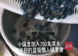 蓝莓冻撞奶的做法图解3