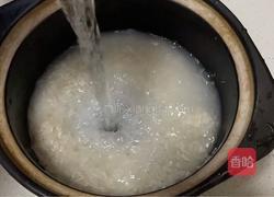 包菜瘦肉粥的做法图解3