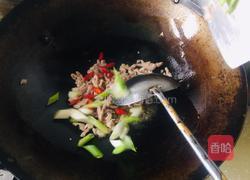 蒜苔生炒肉丝的做法图解5