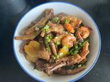明虾鸡爪煲