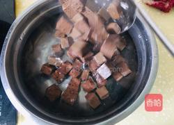 青椒炒猪血的做法图解4