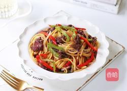 牛肉炒意面的做法图解14
