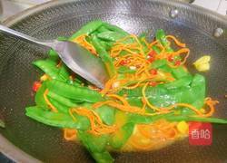 虫草花炒荷兰豆的做法图解10