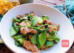 韭菜丝瓜炒肉片的做法图解9