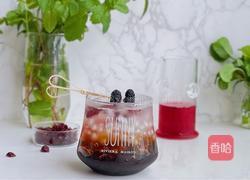 桑葚茶冻蔓越梅饮的做法图解10