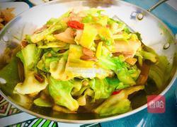 干锅莲花菜的做法图解13
