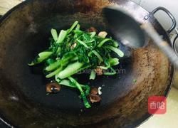 香菇炒小白菜的做法图解7