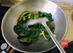 蕨根粉拌菠菜的做法图解4