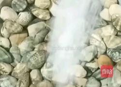 豆瓣酱炒花甲的做法图解1