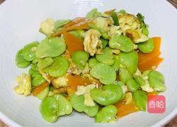 蚕豆米炒鸡蛋的做法图解12
