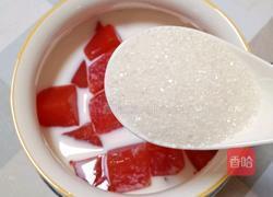 西瓜冰粉西米露的做法图解16