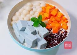 蝶豆花奶冻饱饱碗的做法图解15
