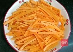 胡萝卜肉丝拌面的做法图解4