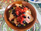 腊肉蒸豌豆