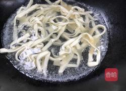 红薯叶肉丝汤面-神奇的面粉的做法图解10