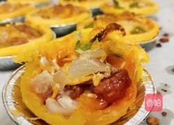披萨（蛋挞皮版）的做法图解9