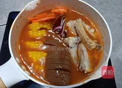 玉米排骨番茄味小火锅的做法图解6