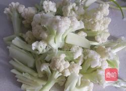 花菜炒肉的做法图解2
