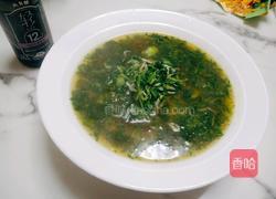 雪菜豆瓣虾皮汤的做法图解7