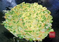 小白菜鸡蛋饼的做法图解7