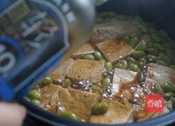毛豆炖臭豆腐的做法图解7