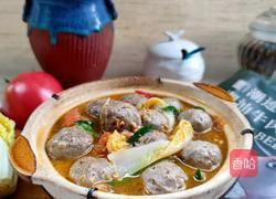 茄汁牛肉丸汤的做法图解4