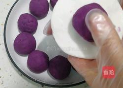 紫薯糯米饼的做法图解5