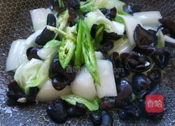 醋溜木耳白菜的做法图解6
