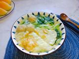 菠菜肉丸鸡蛋面