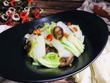 腊肠炒大白菜