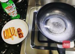 绿豆芽炒香干的做法图解2
