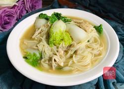 青菜肉丝汤面的做法图解9